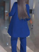 Conjunto Elegante Assimétrico Rubi