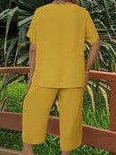 Conjunto com Manga Curta Rayra