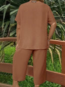 Conjunto com Manga Curta Rayra