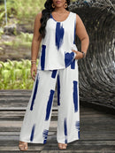 Conjunto  manga curta e calça comprida Adrianys