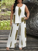 Conjunto  manga curta e calça comprida Adrianys