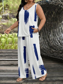 Conjunto  manga curta e calça comprida Adrianys