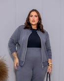 Conjunto Moletinho com Ziper