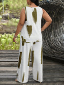 Conjunto  manga curta e calça comprida Adrianys