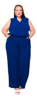 Macacão Elegante Soltinho E Confortável Festa