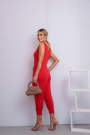 Macacão Regata Verão Casual Praia Casamento