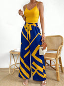 Conjunto Feminino casual  Cintura franzida Divina