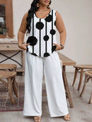 Conjunto  manga curta e calça comprida Adrianys