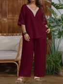 Conjunto feminino casual Fernanda